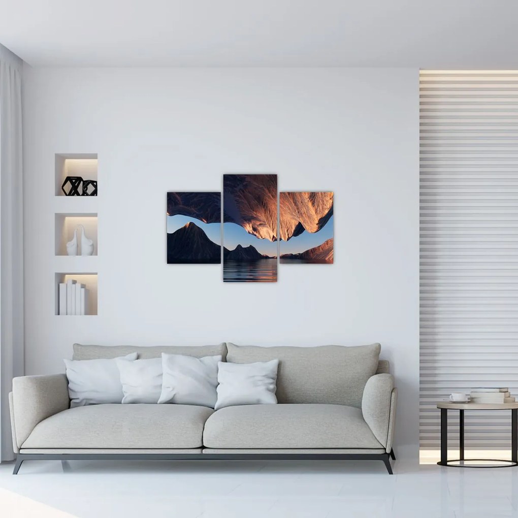Tablou - Faleze 3D (90x60 cm)
