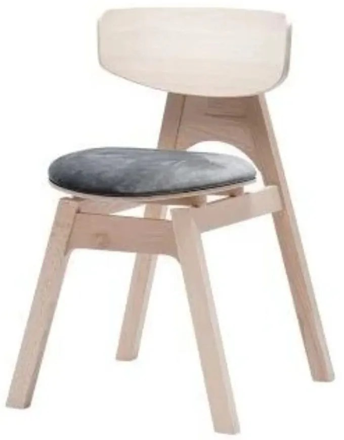 Scaun dining, natur, stofa, Rive Gauche