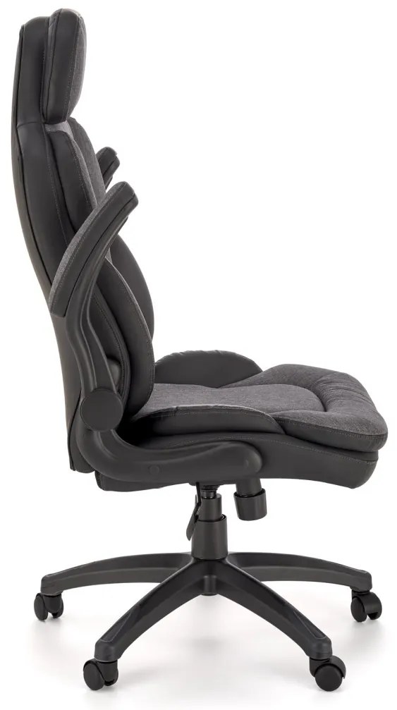 Scaun de birou Valerio negru/gri H128 cm