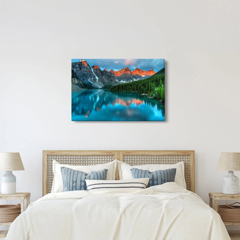 Tablou - Lac turcoaz (90x60 cm)