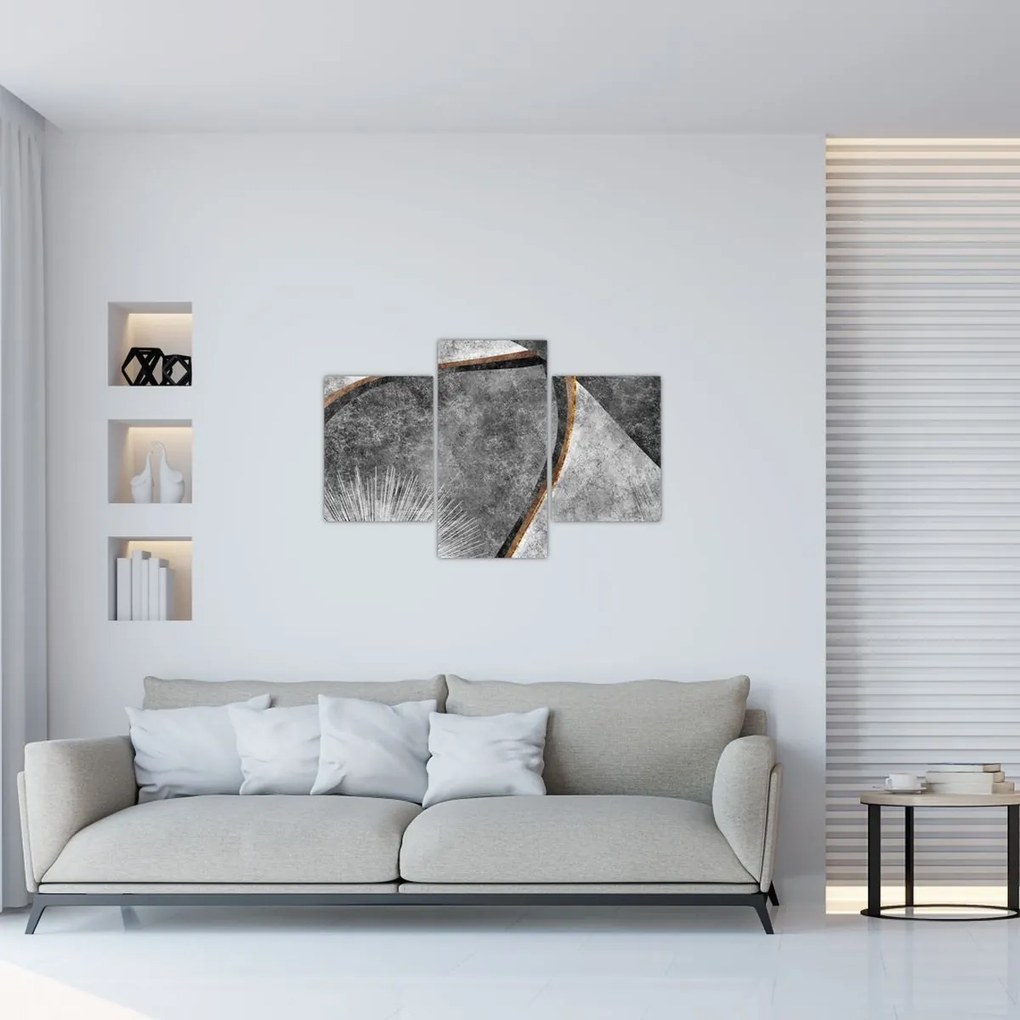 Tablou - Abstract beton (90x60 cm)