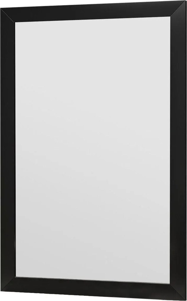 Oglinda LIPA, negru, 50x2x75 cm