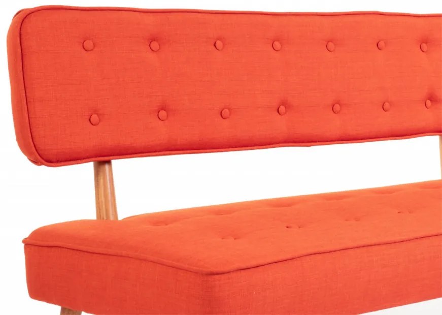 Canapea 2 Locuri, Lemn Solid, Westwood Loveseat, Caramiziu