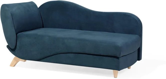 Canapea divan Meri, tesatura catifea, albastra