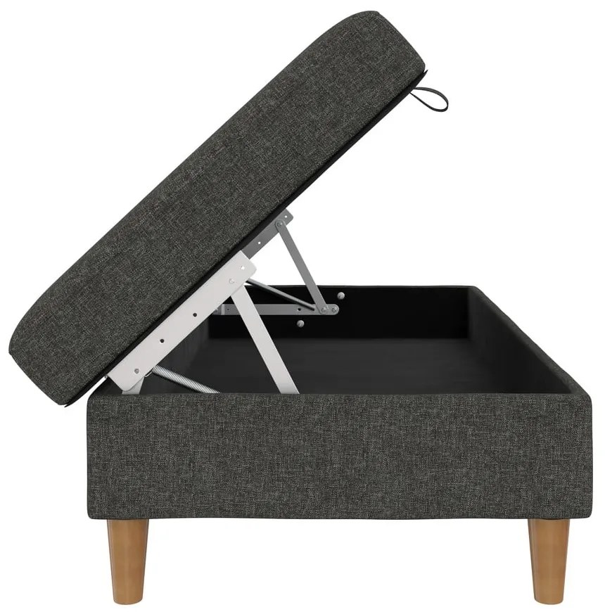 Taburet gri închis Lilly – Støraa