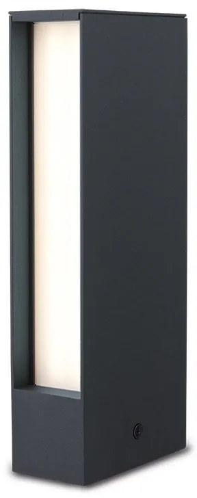 Mini Stalp LED pentru iluminat exterior decorativ IP65 Kylee grafit H-25cm