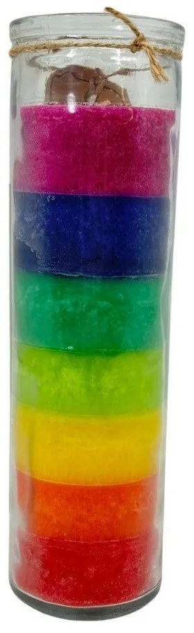 Lumânare parfumată înaltă Arome Chakra forța  universală, 320 g