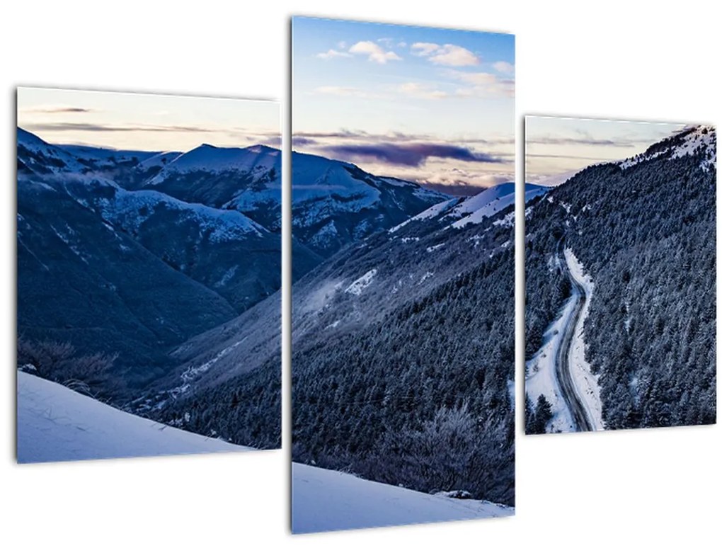 Tablou - Pantă înzăpezită (90x60 cm)