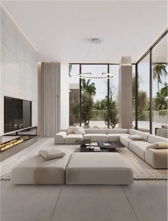 Lustra LED suspendata design circular ELMO D-83cm