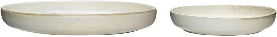 Set 2 boluri albe din ceramica Maximus Hubsch