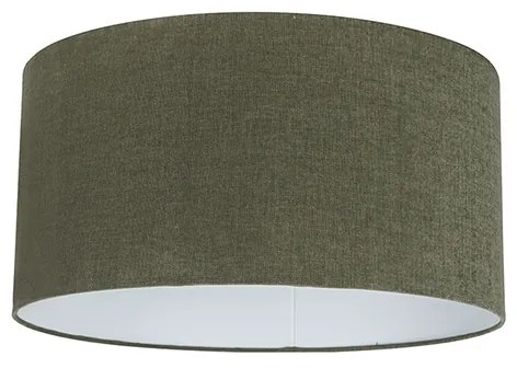 Abajur din material textil verde închis 50/50/25