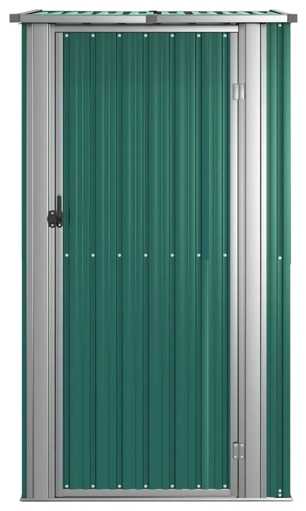 Sopron de gradina, verde, 118,5x97x209,5 cm, otel zincat Verde