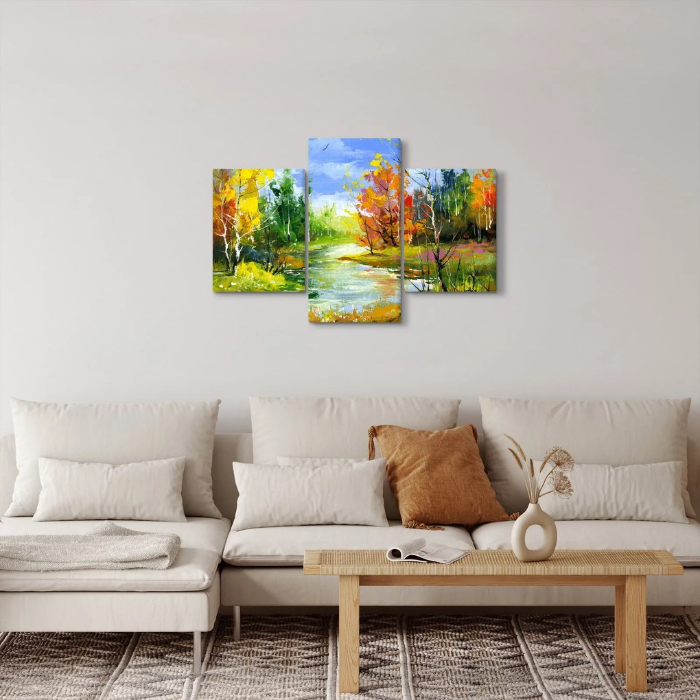 Tablou - Peisaj - pictură (90x60 cm)