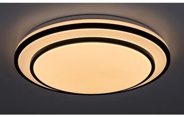 Rabalux 2130 - Plafonieră LED dimabilă LUPITA, 40W/230V, neagră, cu telecomandă