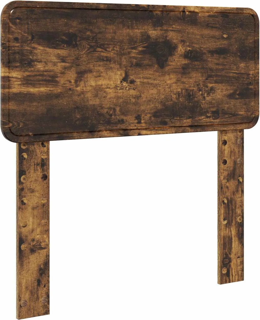 vidaXL Tăblie cap Stejar fumuriu 80 cm Lemn compozit