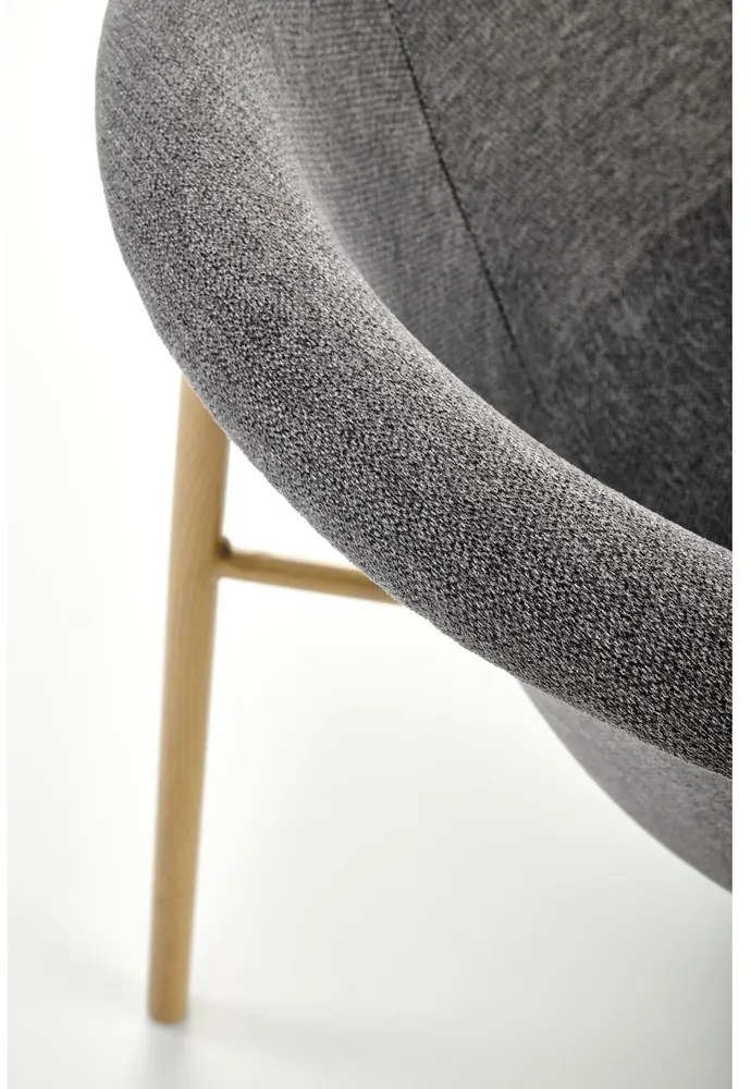 Scaun de bucaterie Lester, gri