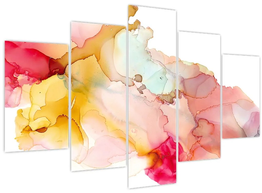 Tablou - Abstract din cerneală (150x105 cm)