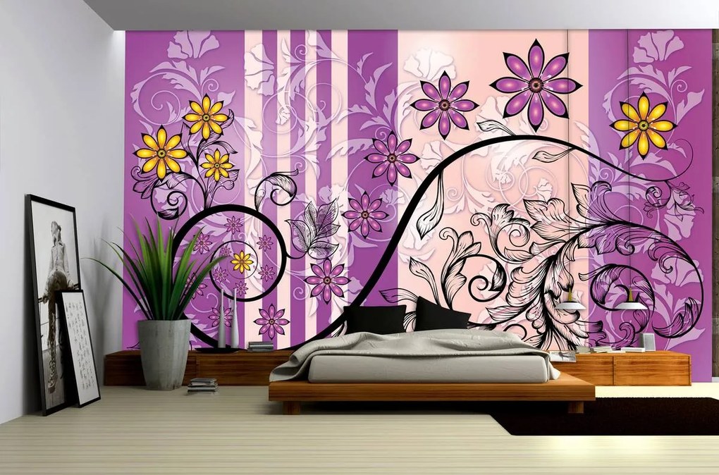 Fototapet - Flori (152,5x104 cm)