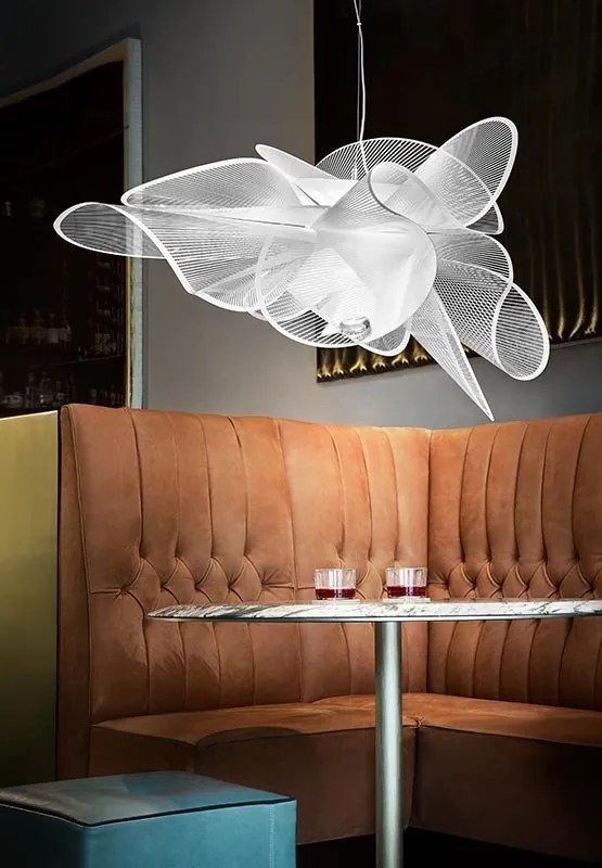 Lustra LED realizata manual La Belle Étoile Large White