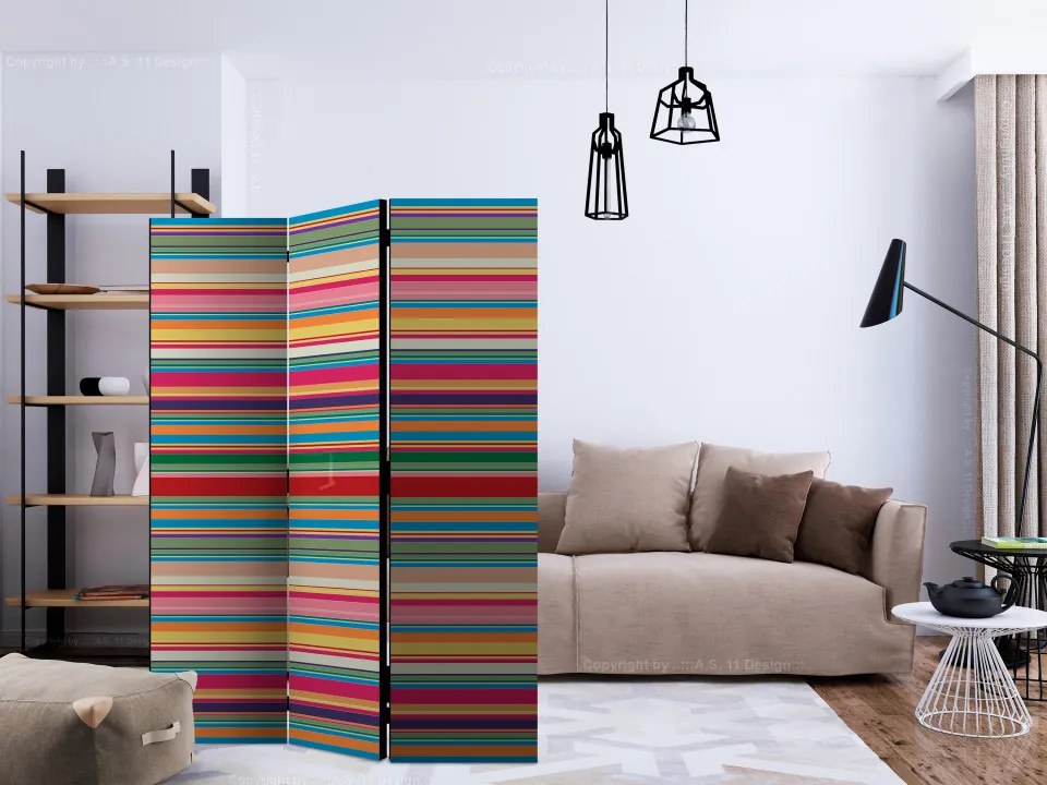 Paravan - Subdued stripes [Room Dividers]