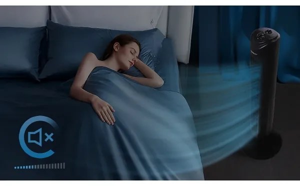 Ventilator turn Aigostar 45W/230V negru