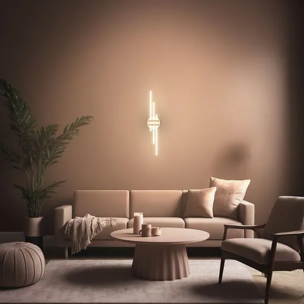 Brilo - Plafonieră LED TINKA, 21W, 230V, 3000K, cupru