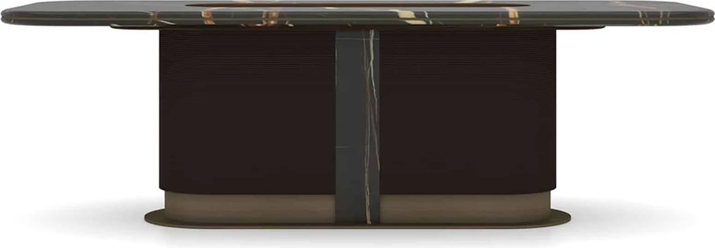 Masă lemn masiv Dining Maura, 240 × 76 × 105 cm