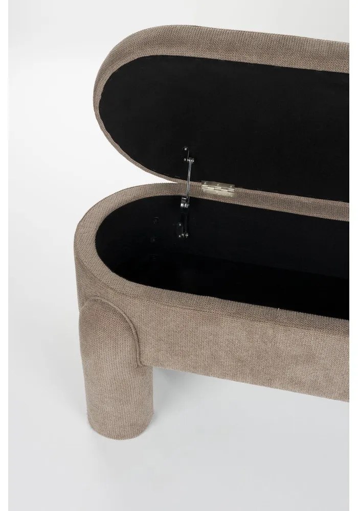 Bancă maro deschis Orly – White Label