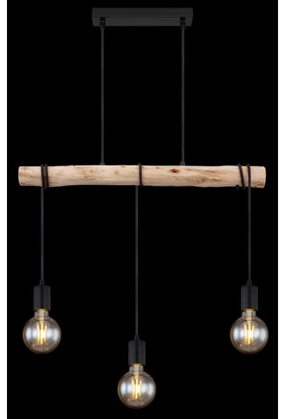 Lustră pe cablu GREGOR 3xE27/60W/230V Globo 15539-3H