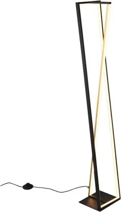 Trio - Lampă de podea LED reglabilă EDGE LED/26W/230V 2300/3000/4000K, negru