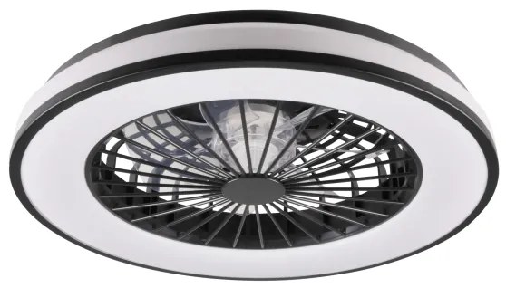 Plafonieră LED dimabilă cu ventilator LED/48W/230V 3000-6500K + telecomandă