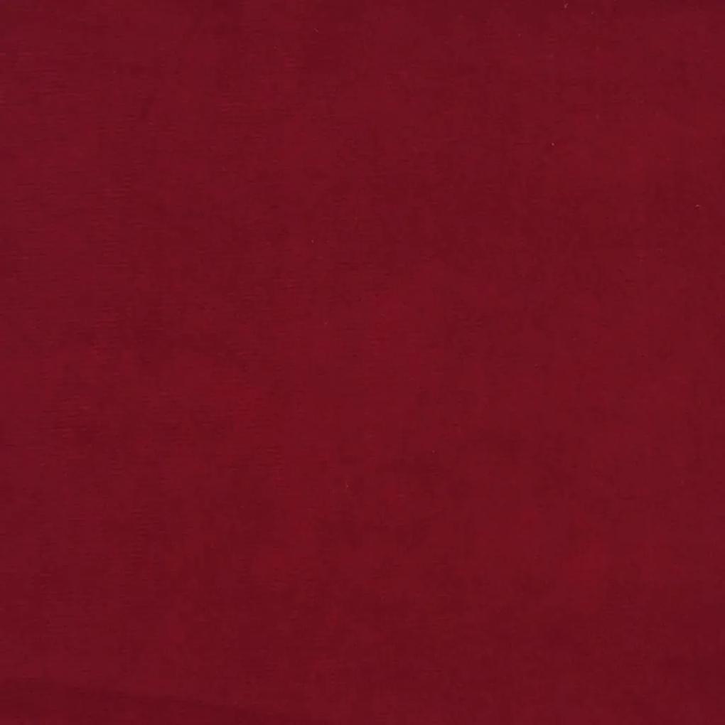 Canapea de o persoana, rosu vin, 60 cm, catifea Bordo, 78 x 77 x 80 cm