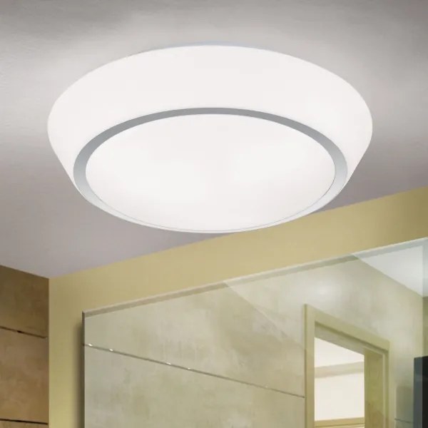 Orion Plafonieră de baie TENA, 3 x E27 / 60 W / 230 V, Ø 38 cm, IP44, albă