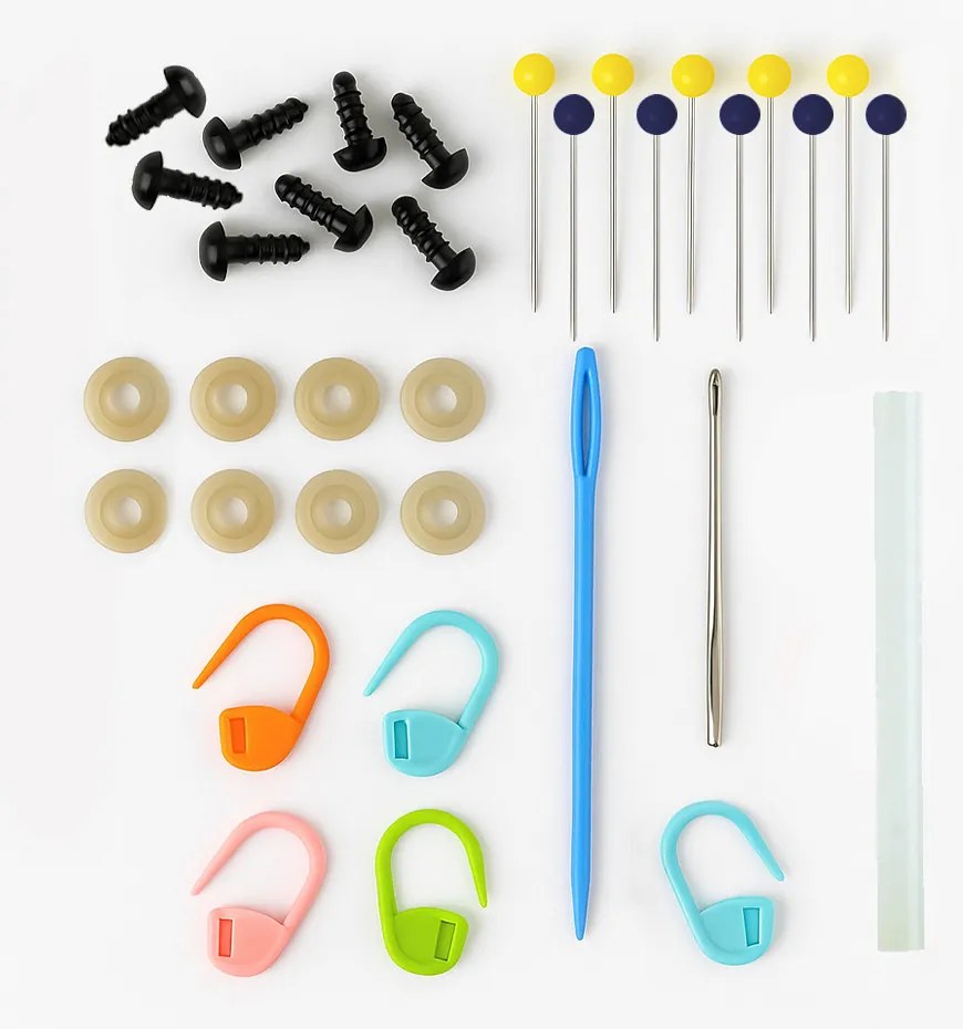 Set de croșetat animale 4 piese pentru începători