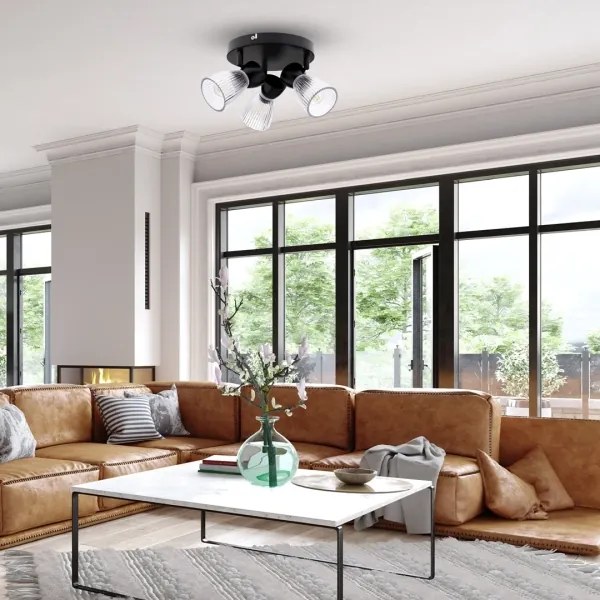 Spot BEST 3xE14/40W/230V negru