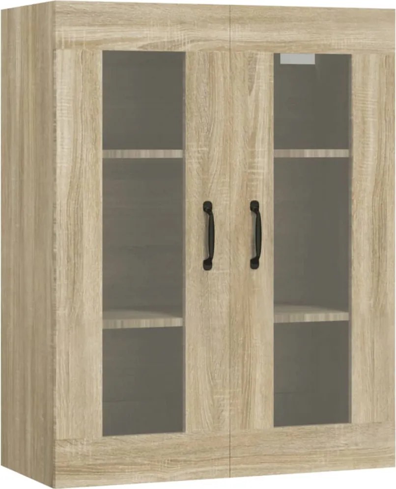 vidaXL Dulap de perete suspendat, stejar sonoma, 69,5x34x90 cm