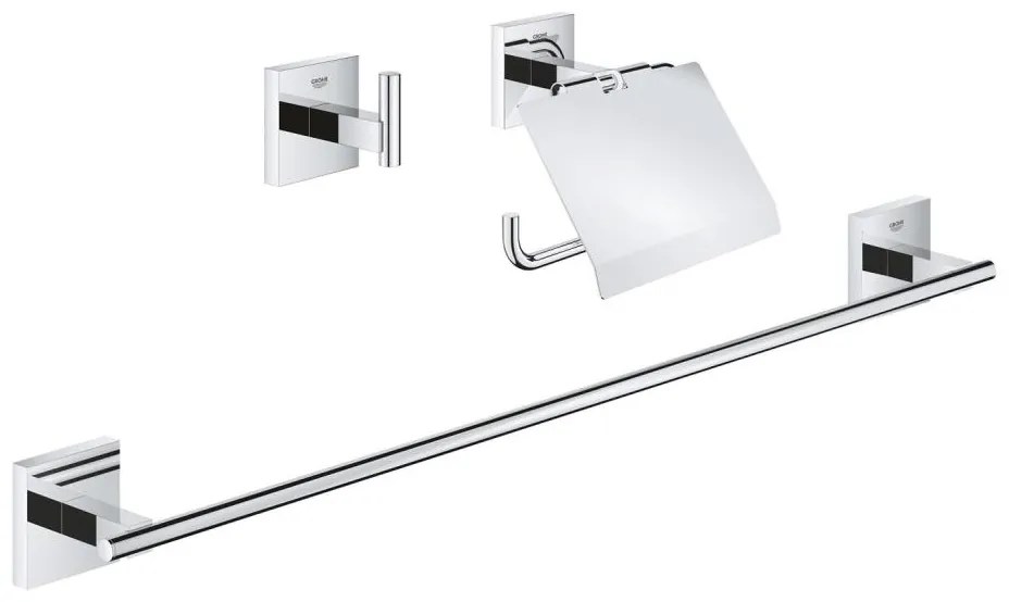 GROHE 41124000 - Set accesorii START CUBE, 558 mm, crom lucios