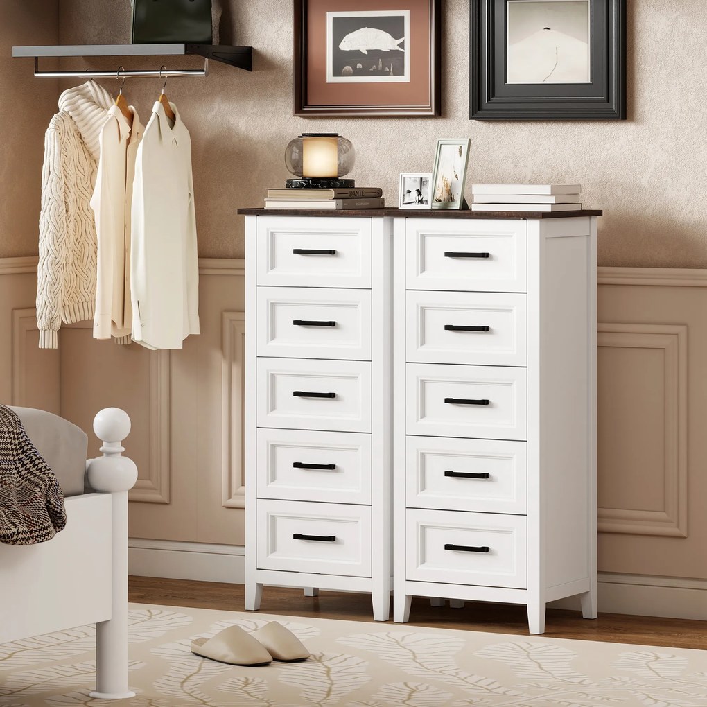 HOMCOM comodă înaltă și îngustă | Aosom Romania