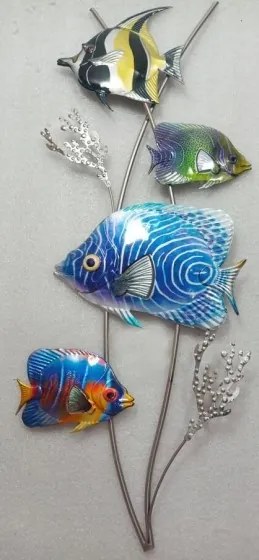 ​Deco perete Fish 74/38/3,5 cm