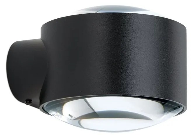 Aplica LED iluminat ambiental up/down IP65 TATRA negru