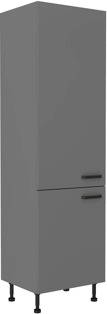 Dulap bucătărie pentru alimente Nesia 60 DK-215 2F (Antracit). 1049709