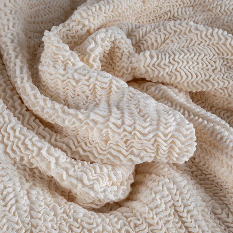 Huse bielastice COSTINA smântânii colţar (l. 350 - 530 cm)