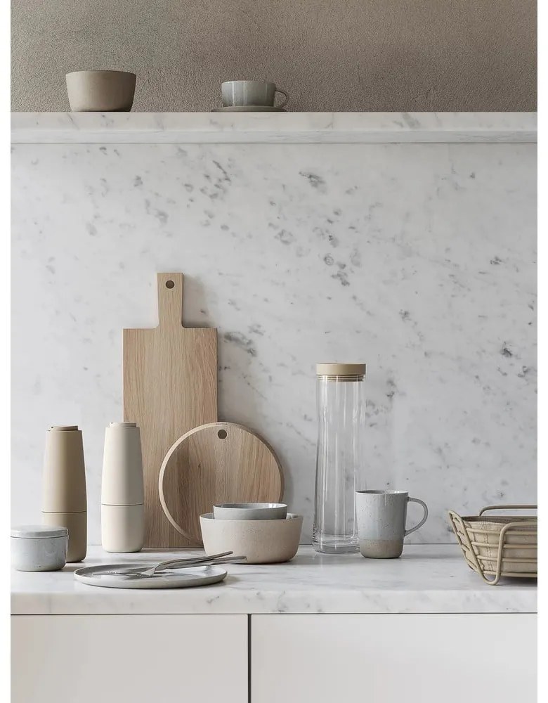 Căni gri/bej 2 buc. din ceramică 260 ml Sablo – Blomus