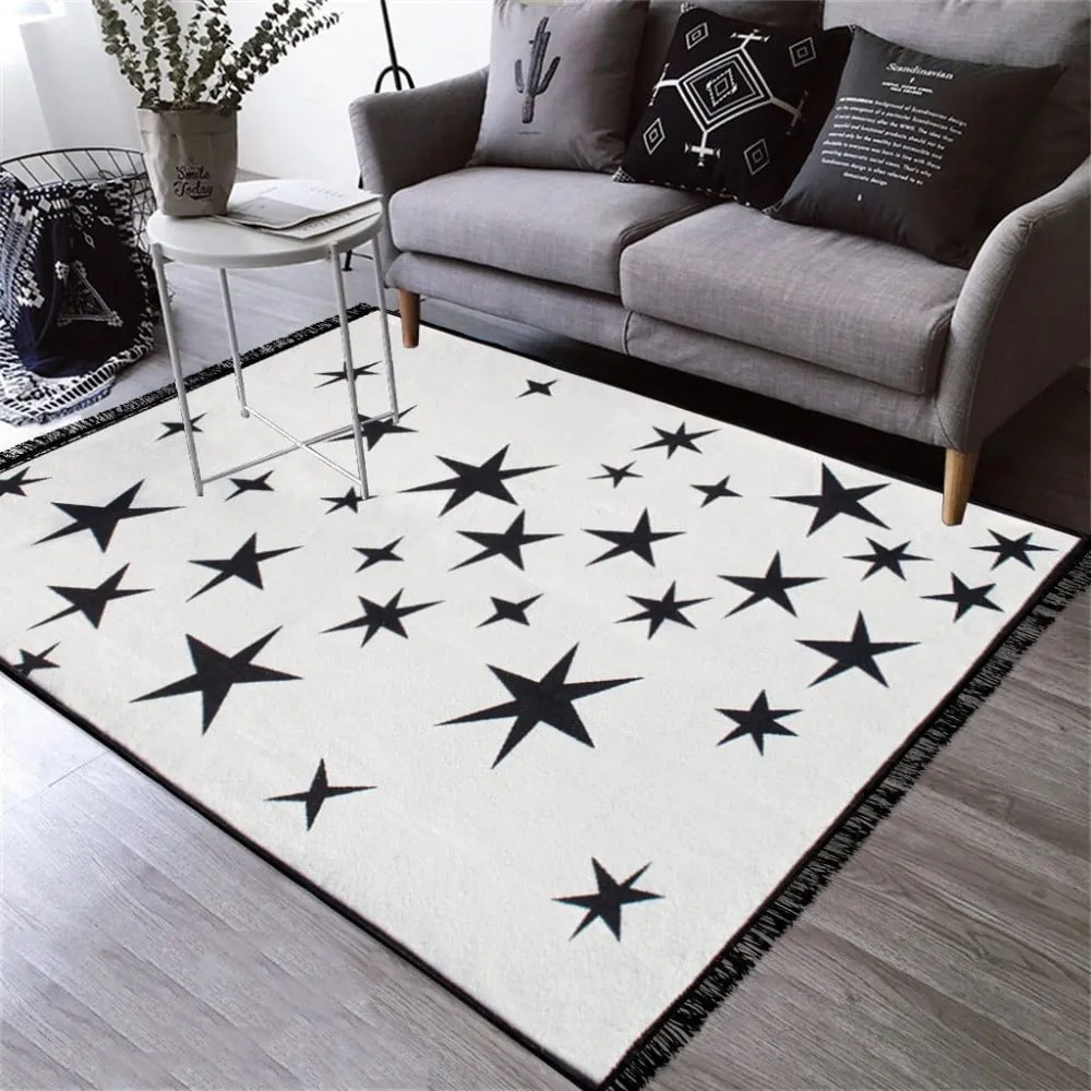 Covor lavabil cu 2 fețe Kate Louise Milkyway, 120 x 180 cm