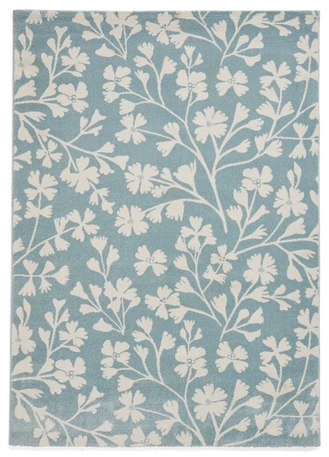 Covor albastru 160x230 cm Grace Floral – Catherine Lansfield