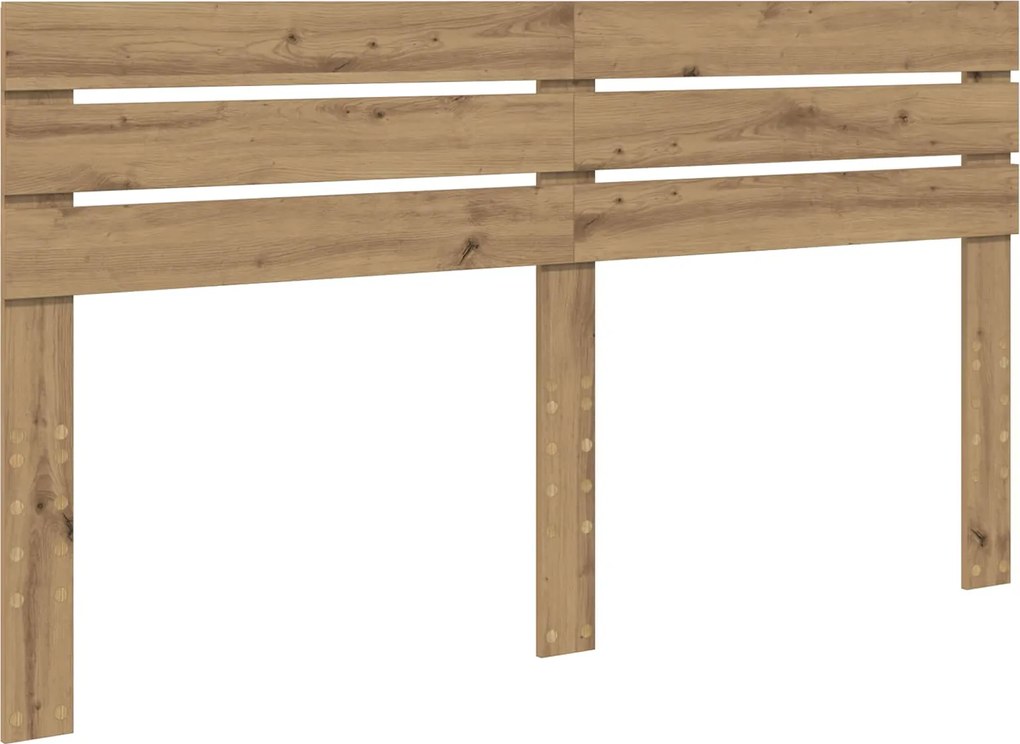 vidaXL Tăblie cap Stejar Artizanal 180 cm Lemn compozit