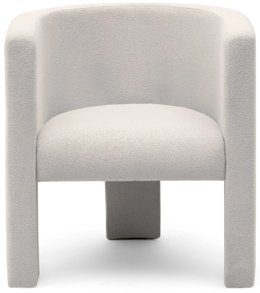 Fotoliu design crem MILU