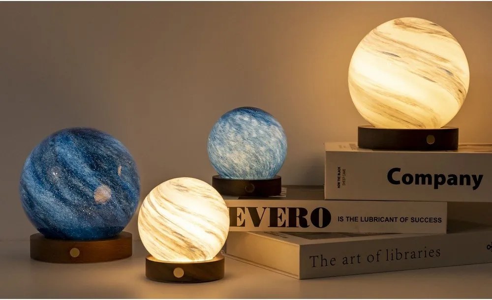 Decorațiune luminoasă maro/în culoare naturală închisă cu USB ø 8 cm Polar Cloud – Gingko