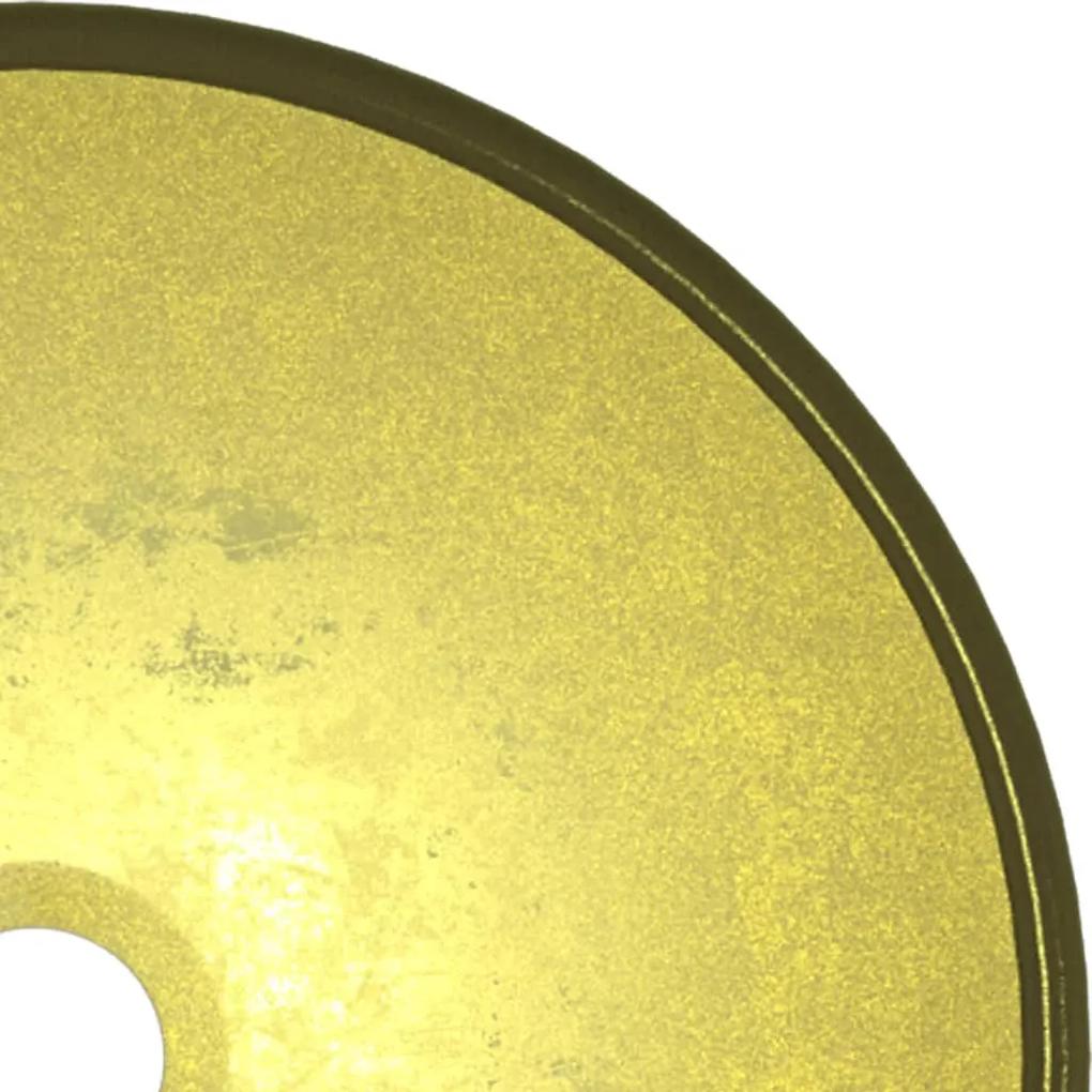 Chiuveta din sticla securizata, auriu, 35x12 cm Auriu, 35 x 12 cm