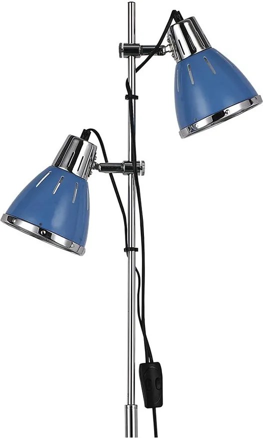 Ideal lux - Lampadar 2xE27/60W/230V albastru